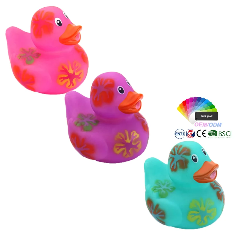 Factory Promotional 2 Inch Cognitive Floating Rubber Duck Toys Pvc Safety Environmental Protection Rubber Ducks