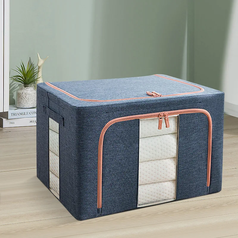 
New style household storage box organizer home large clothes storage for closet 