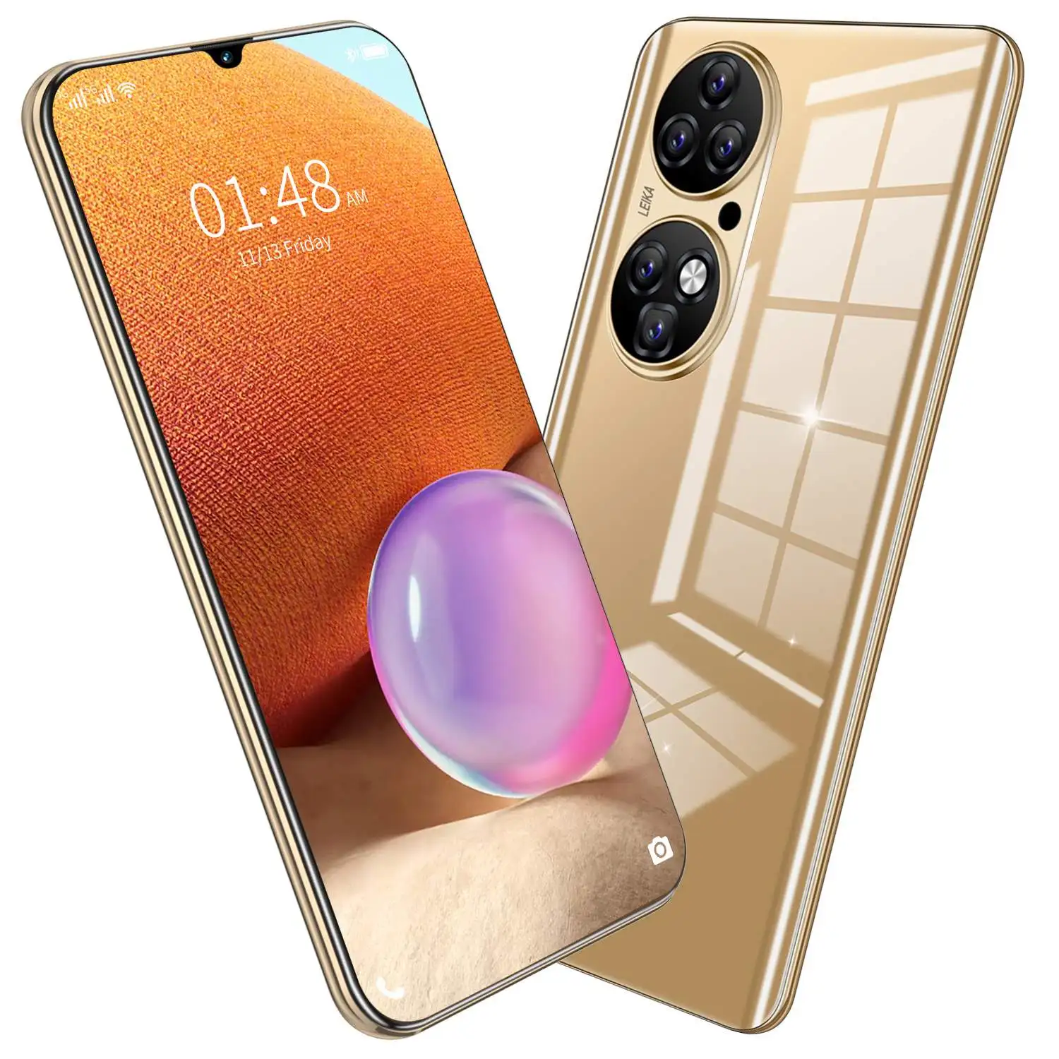 Глобальная версия смартфона высокое качество P50 Pro мобильных телефонов 4G 5G оригинальные разблокирована 16GB + 512 Гб большой экран Android 11 чехол для