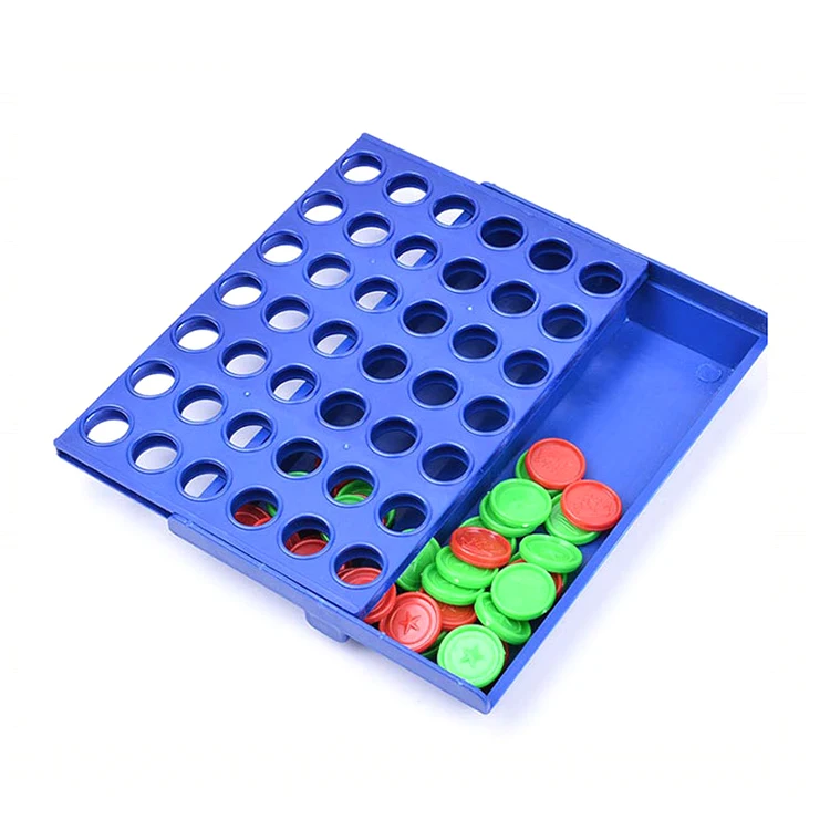 Hot Sale foldable Outdoor Play Toy For Kids Backyard Educational Game Chess Four To Score Plastic 4 Connect In A Row Game