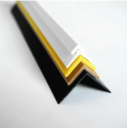 Edge Banding L Shape Plastic wall angle protector profile plastic 90 degree plastic pvc rigid angle cover pvc guards corner trim