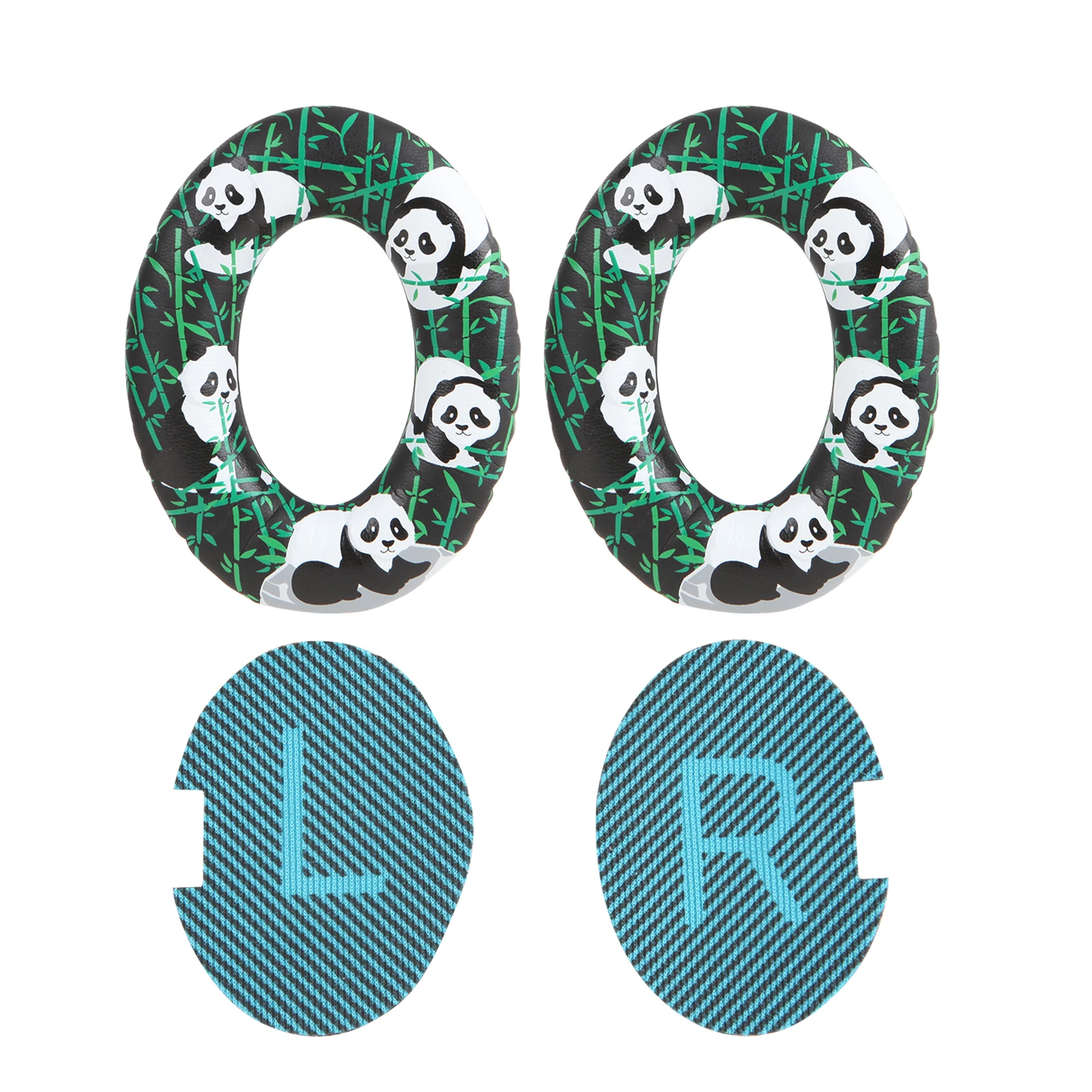 Chinese Sichuan panda Replacement ear pads  fit for bose quite comfort QC15 QC25 QC35 series headset ear cushions