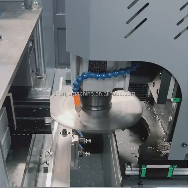 3 axis CNC aluminum profile end face milling machine for door and window