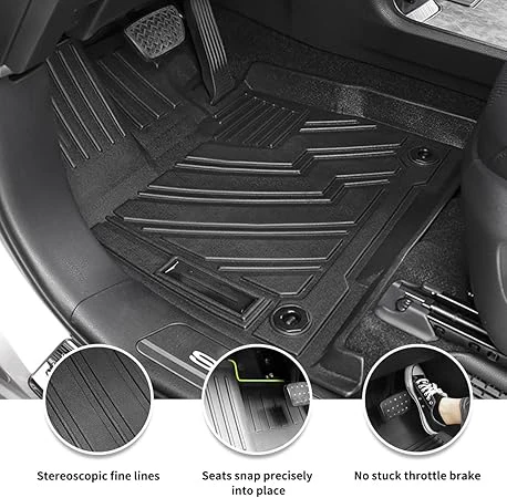 Muchkey Factory Price  Durable Floor Mats For Toyota rav4 Interior Car Accessories TPE Car Floor Mat 3D 5D 7D Car Mats