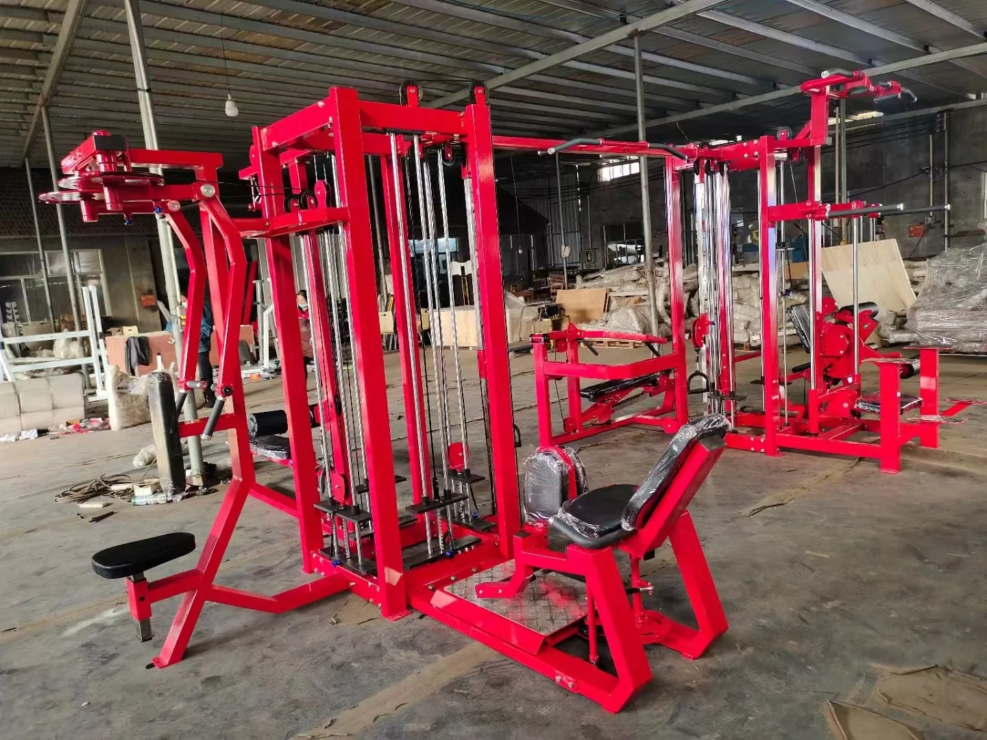 Gym equipment  Multi function Gym Press Multi cable Crossover