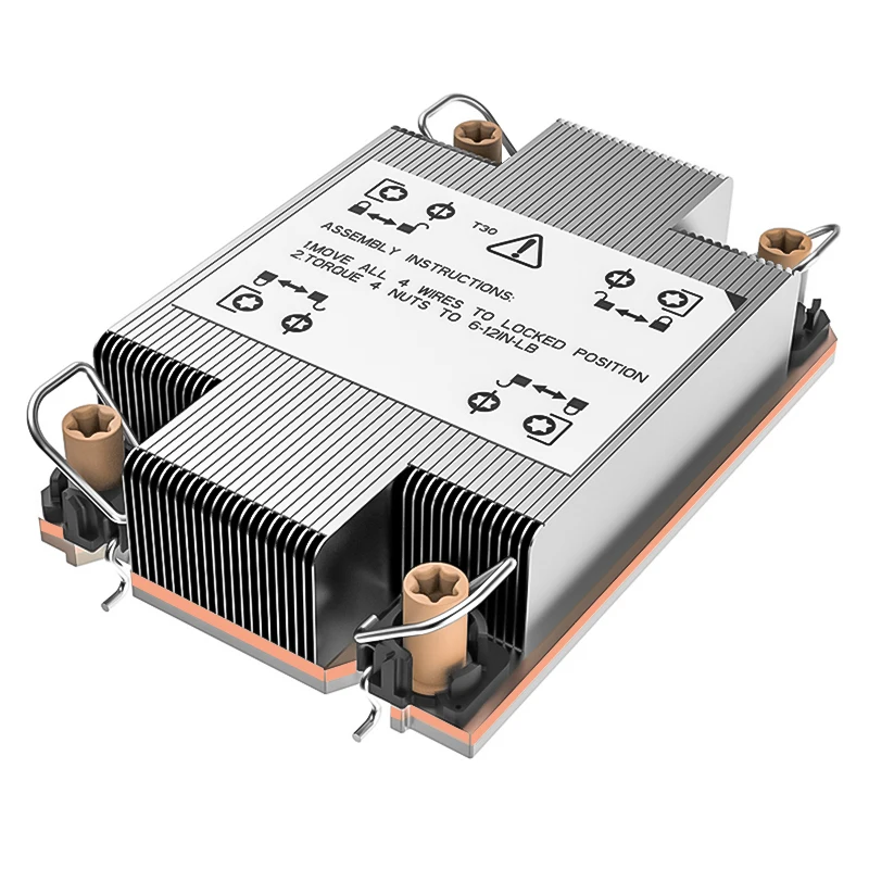 113Mm Vc Heat Sink With Aluminium Fin For Lga4189 230W 4U 2U Cpu Radiator 1U Server Cpu Cooling Server Vapor Chamber Heatsink