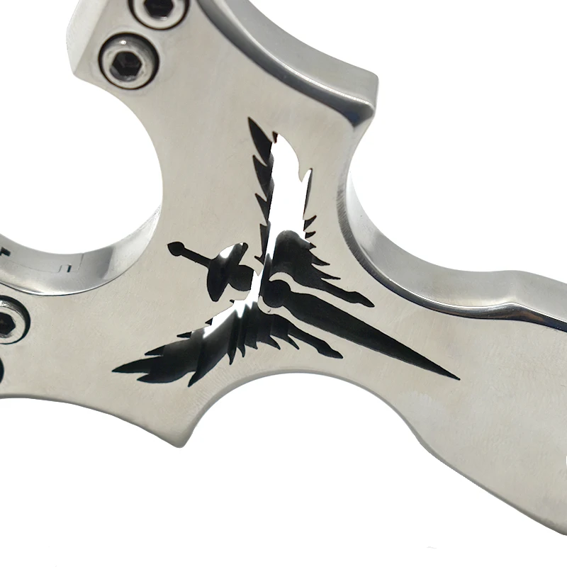 Double screw stainless steel slingshot high quality hunting slingshot toy