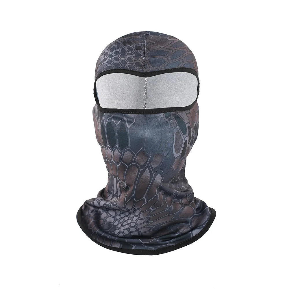 Wholesale Custom Printed Logo Spandex Designer Black Polyester One Hole Full Face Cover Winter Motorcycle Men Ski Mask Balaclava