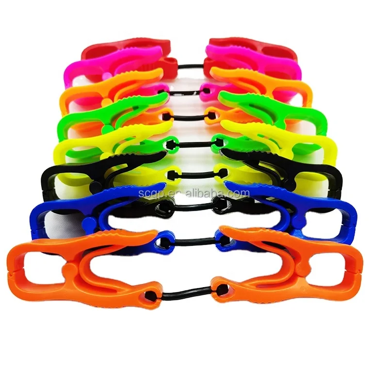 Высококачественные пластиковые зажимы для перчаток для рабочего держателя перчаток