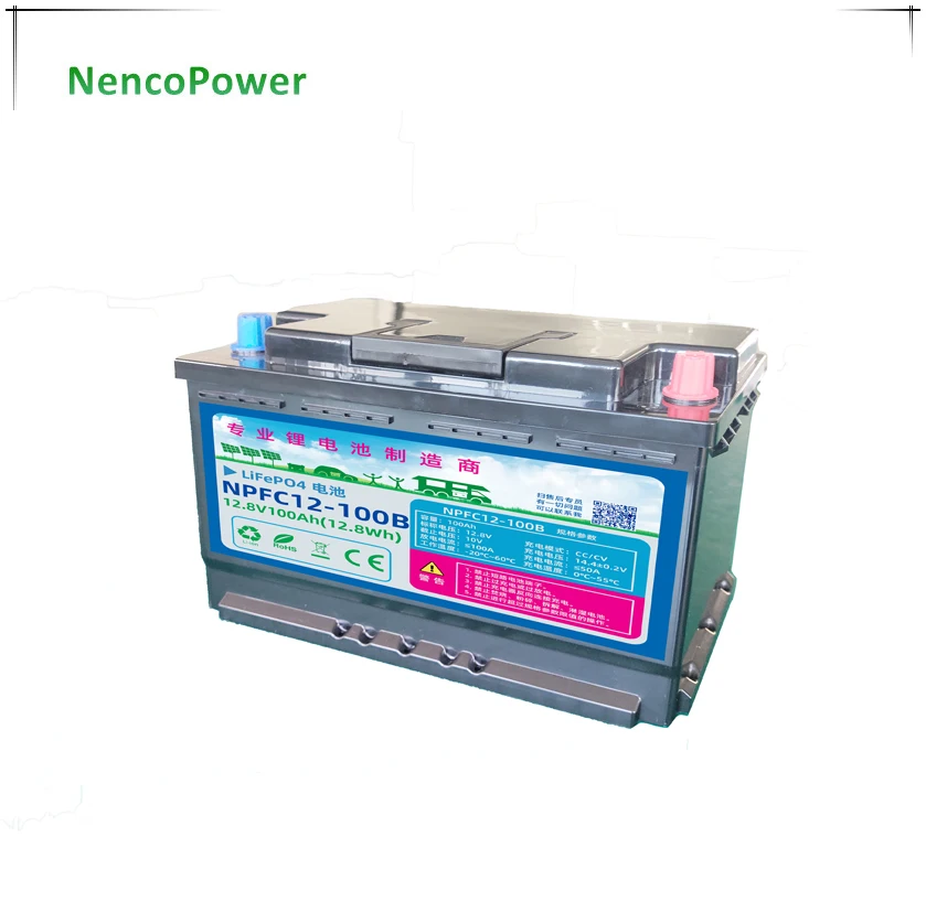 LiFePO4 модуль батареи 12V Замена свинцово-кислотный 12,8 V 300Ah батарейный блок