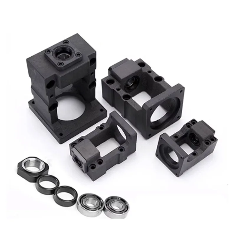 Metal Steel  MBK12-57 MBK12-60  Stepping Motor Drive Ball Screw Seat for CNC Milling