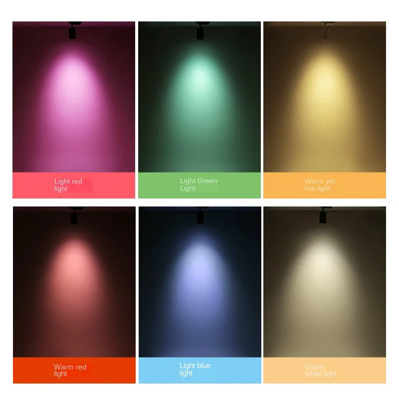 Rail lighting system COB led track light aluminium track spotlight 15w 24w 30w commercial dimmable focus track light