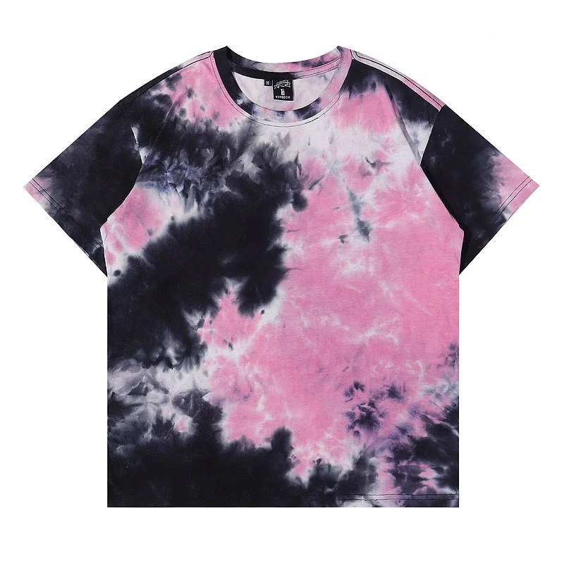 2024 New Style 260gsm Heavy Weight oversized Tie Dye Stone Washed T Shirt Oversized