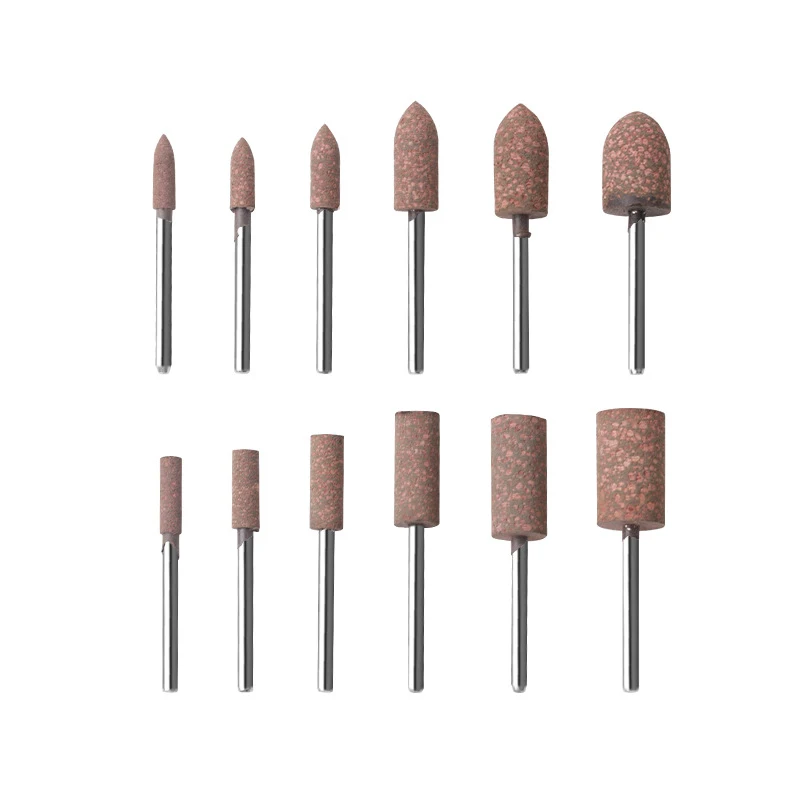 Rubber Grinding Head Cylinder Abrasive Grinding Rubber Mounted Point For Dremel Rotary Tools