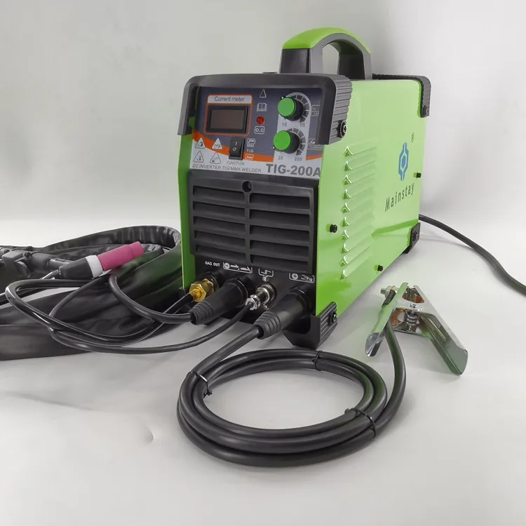 Inverter MMA TIG Welder TIG Welding Machine Specification CE Approved 110V 220V 200 Amp Carbon Max Titanium Duty Copper Metal
