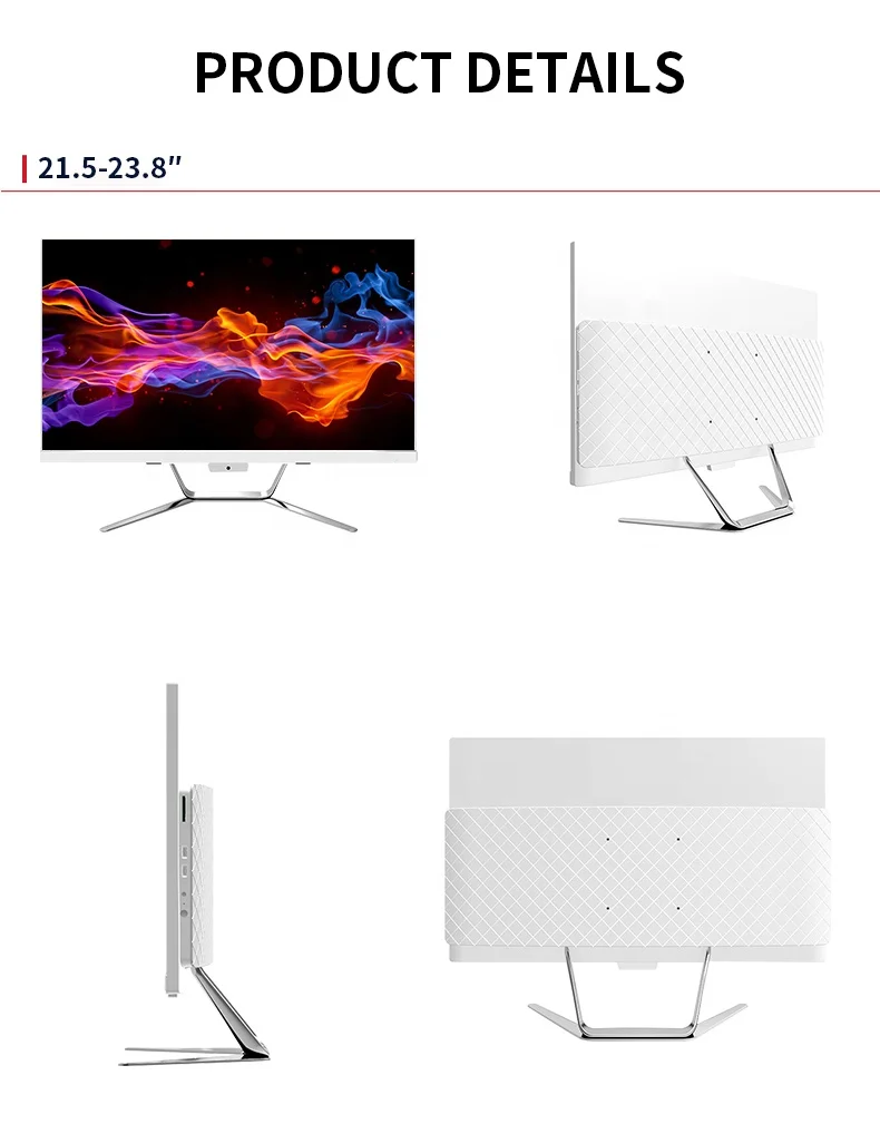 Hot Selling 22 Inch IPS 1920*1080P Monoblock Computer CPU i5 3th Gen RAM 4GB SSD 128G Business Office All In One PC Computer
