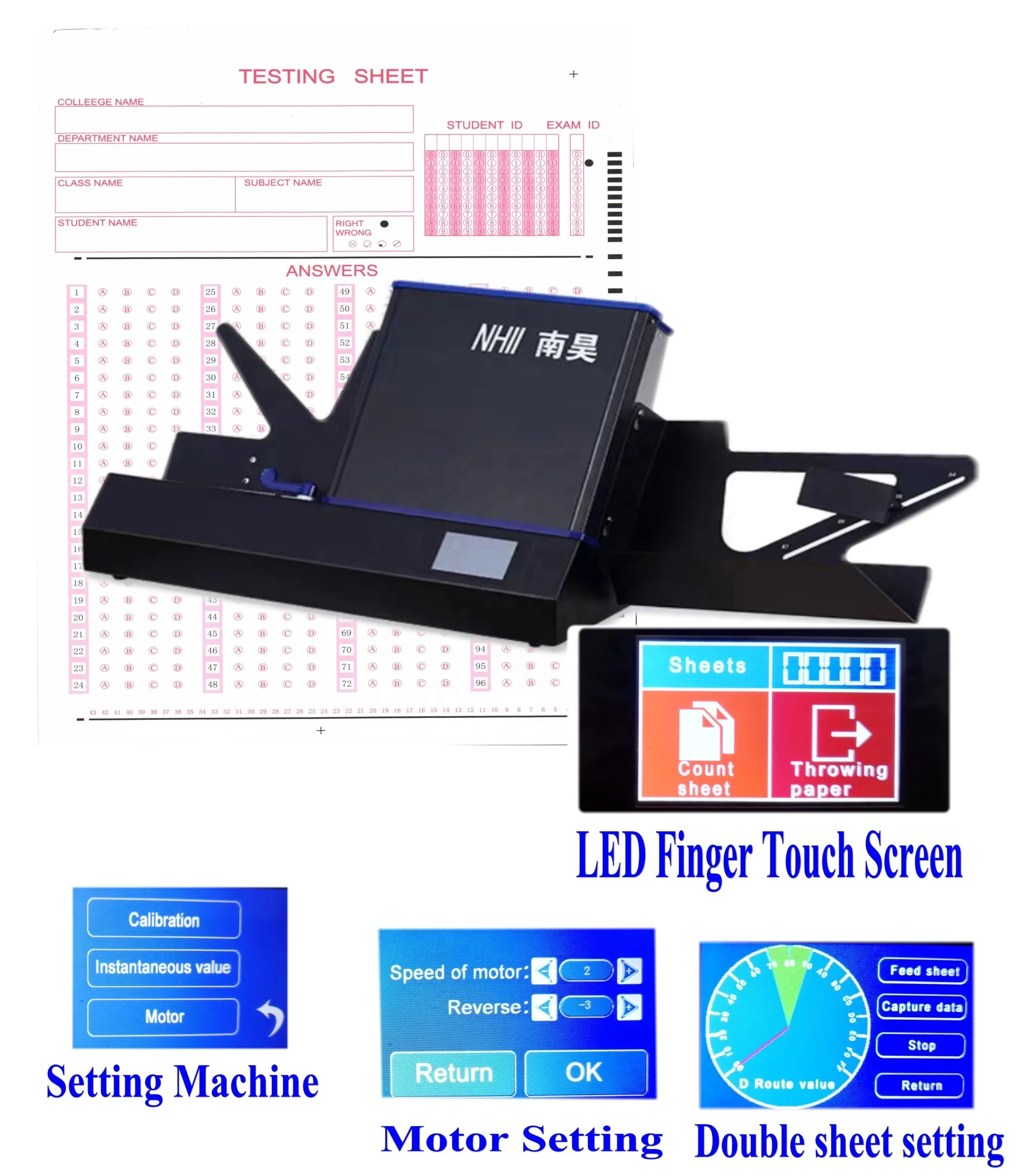 
New Optical Mark Reader (OMR Scanner) for exam 