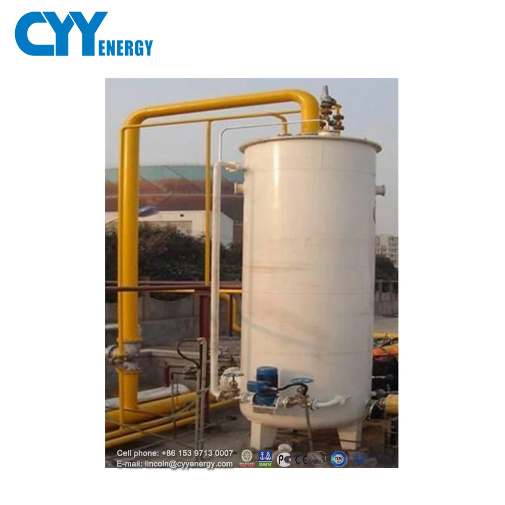 100m3 Cryogenic Liquid Oxygen/Nitrogen/Argon Micro Bulk Tank