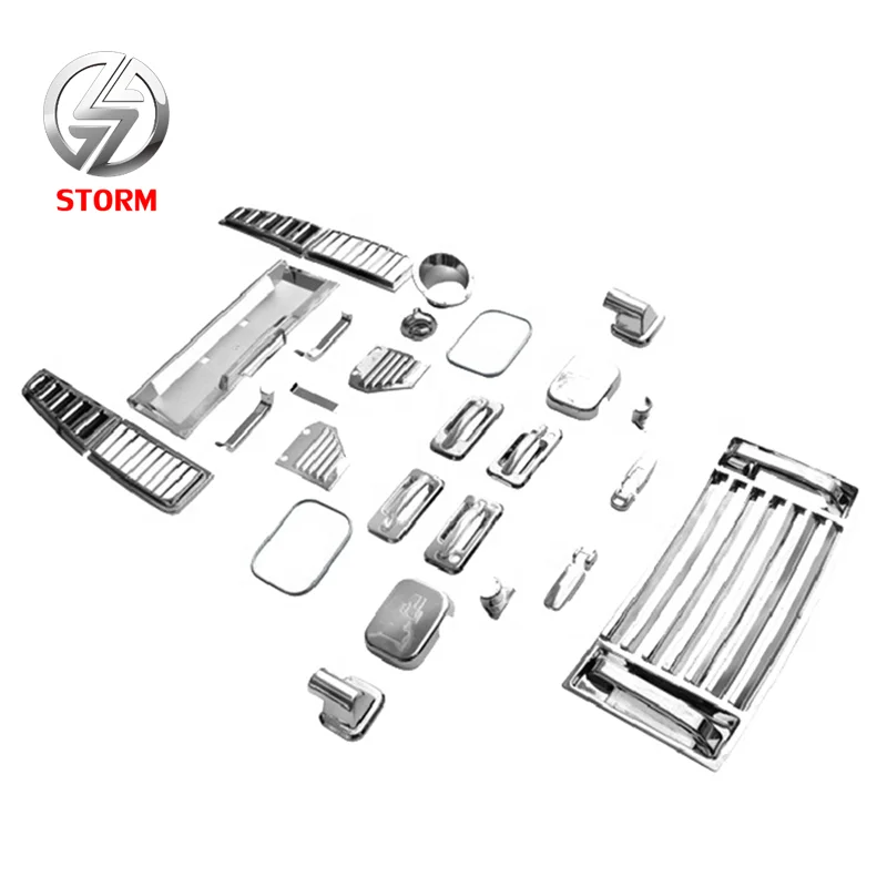 ABS Chrome Car Accessories Full Set 36pcs For Hummer H2 2002-2005