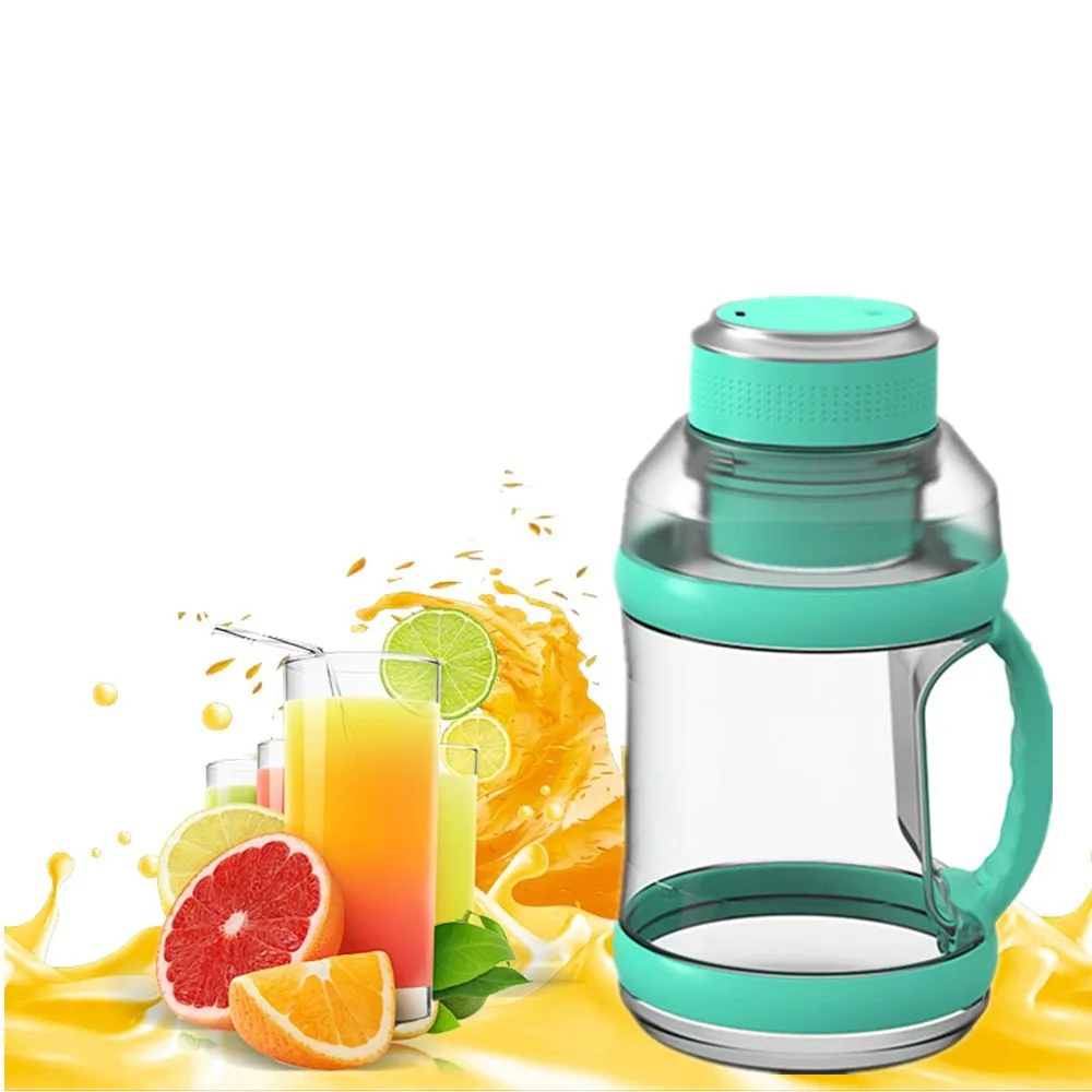 New Design Household Smart Color Portable 2L Electric USB Rechargeable Portable Fruit Juicer Sport Water Tumbler Mixer