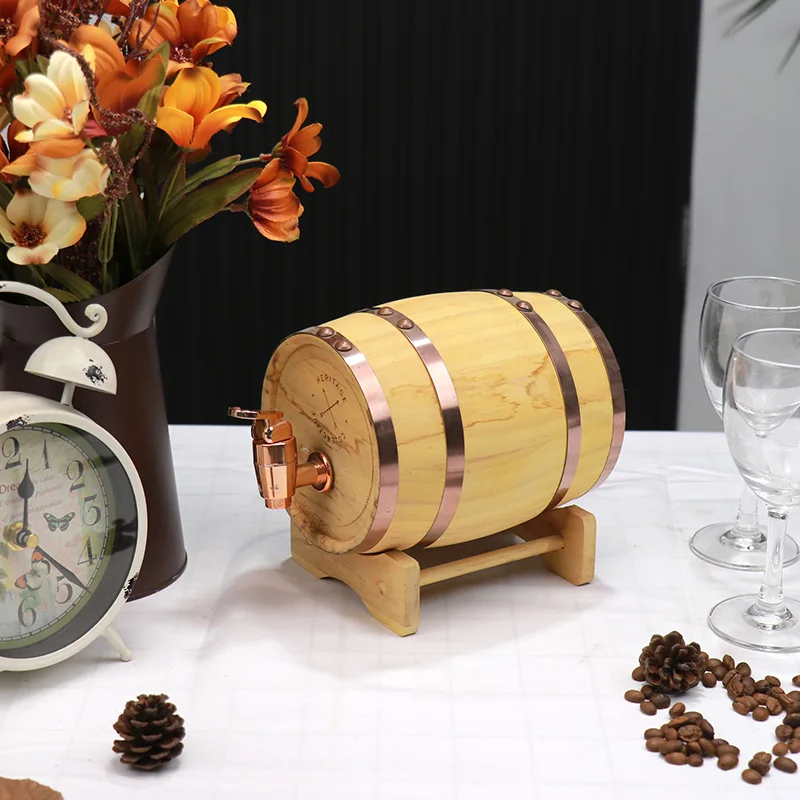 Engraved Aging 80ml wine Barrel Tequila Whiskey Barrel Wine wooden wine barrels