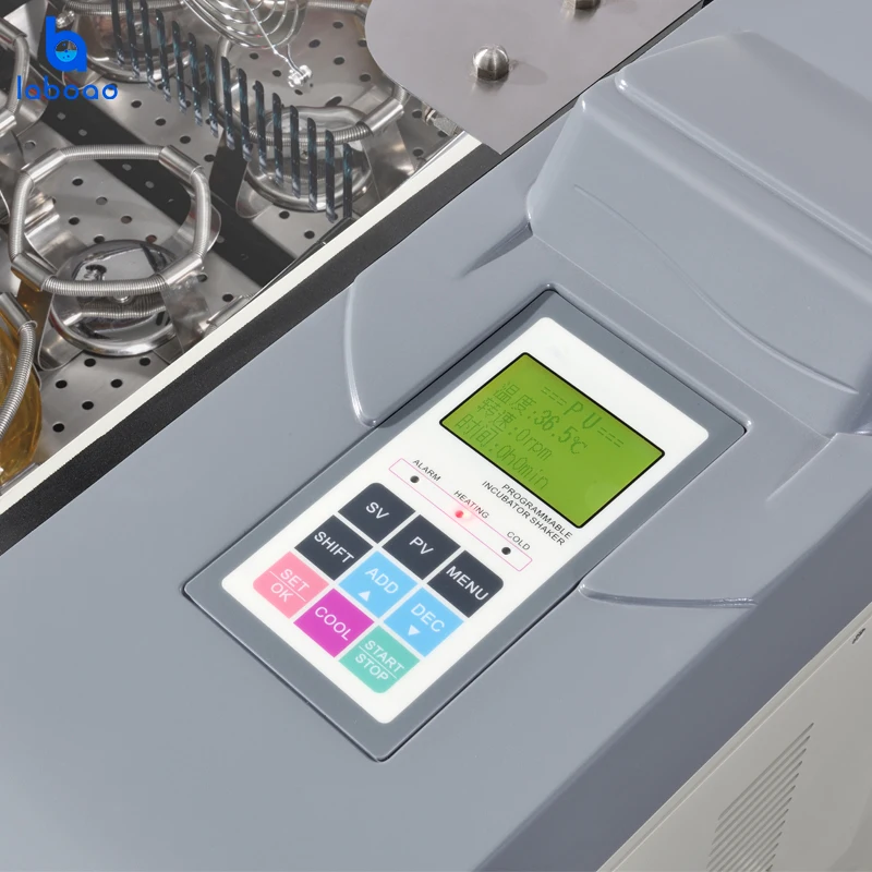 LABOAO cheap digital microplate shaker thermostatic shaking incubator Horizontal Refrigerated Shaking Incubator