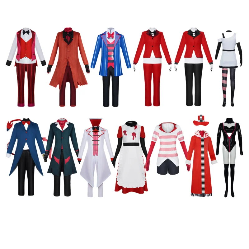 Hazbin Hotel Charlie black anime  costume cosplay prop Wig Shoes Boots Halloween anime costume  kids costume cosplay shoes