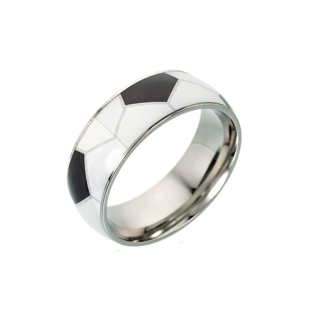 HP Basketball football baseball football titanium steel ring fashion rings youth football championship rings