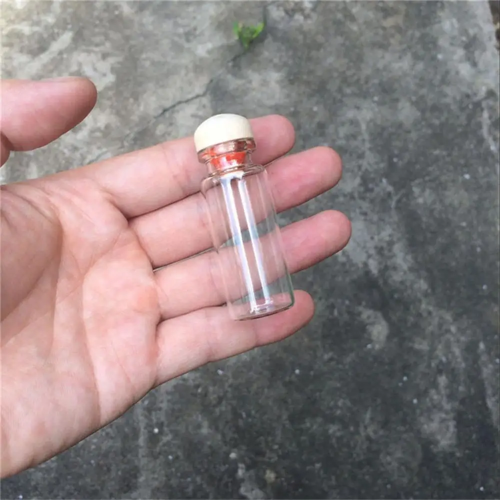 
12ml Custom Made Bottle Hand Blown Glass Bauble Bottles with Cork Small Jars Vials Gift Crafts Glass Borate Bottle Wholesales 