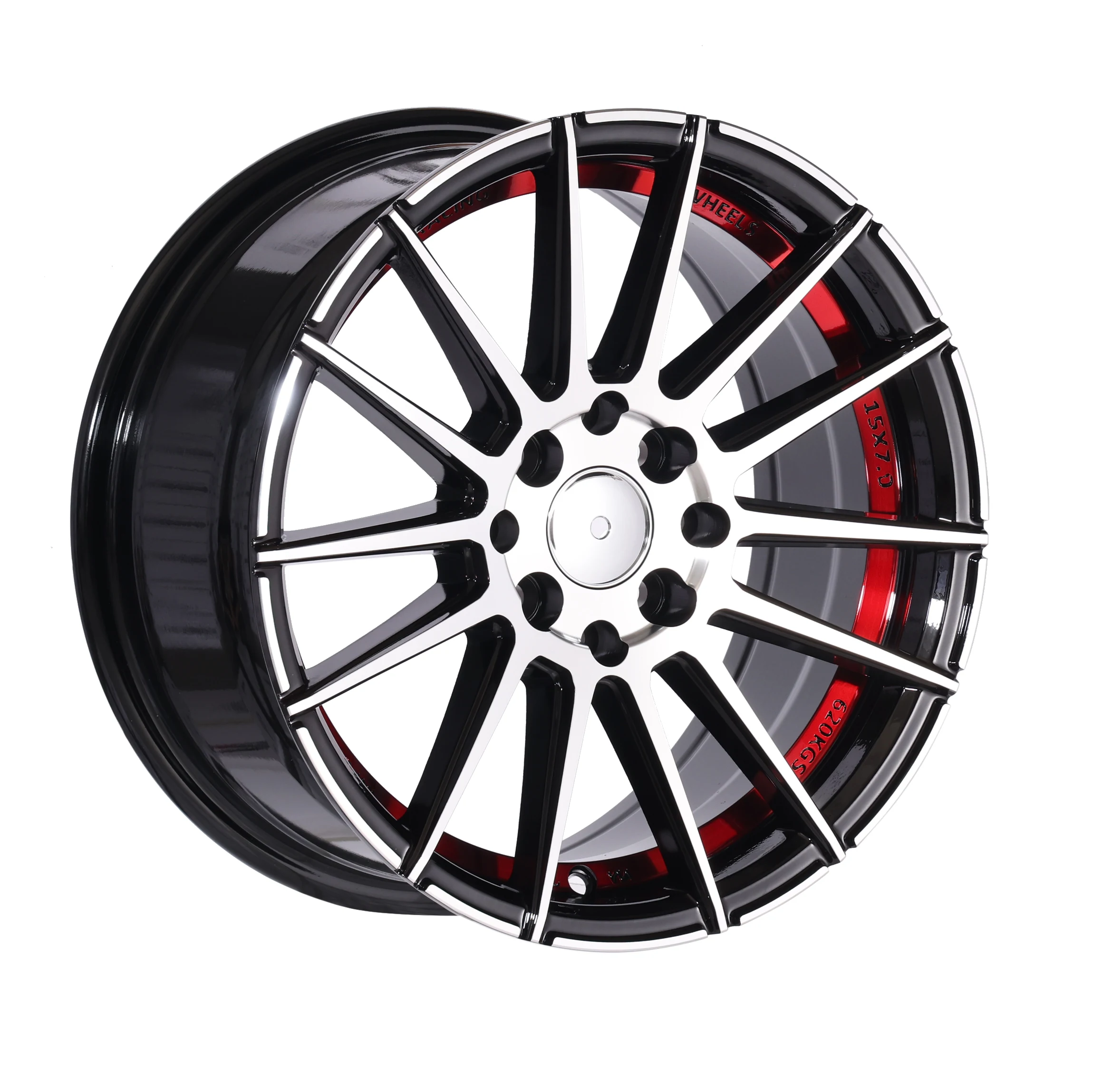 8804 red blue 5 lug jante 5x100 4x100 4x114.3 17x7 cerchi in lega car alloy rims 13 14 15 16 17 18 inch 4 holes