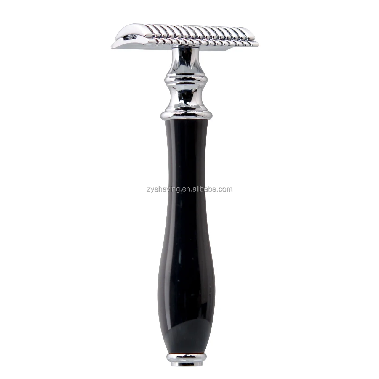 ZY Double Edge Safety Razor Resin Handle Single Blade Razor for Men Fits All Double Edge Razor Blades