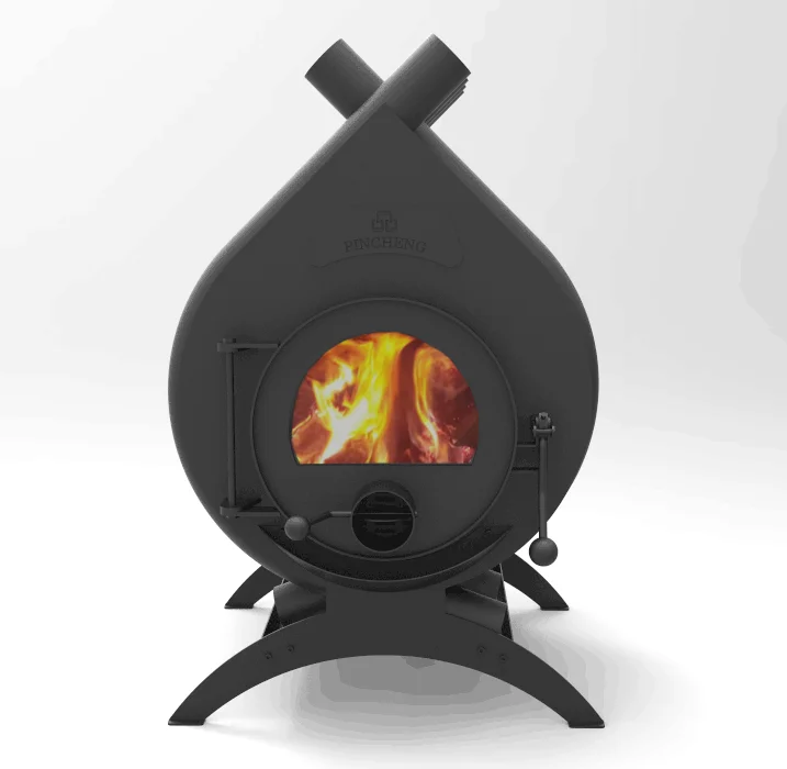 Modern EU Quality Freestanding Steel Wood Pellet Stove High Efficiency Home Heating Fireplace