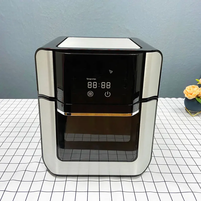 2021 New Design 15L Forno Pizza Baking Air Oven Toaster Digital Electric Without Oil 1700W Smart Cooking Programs