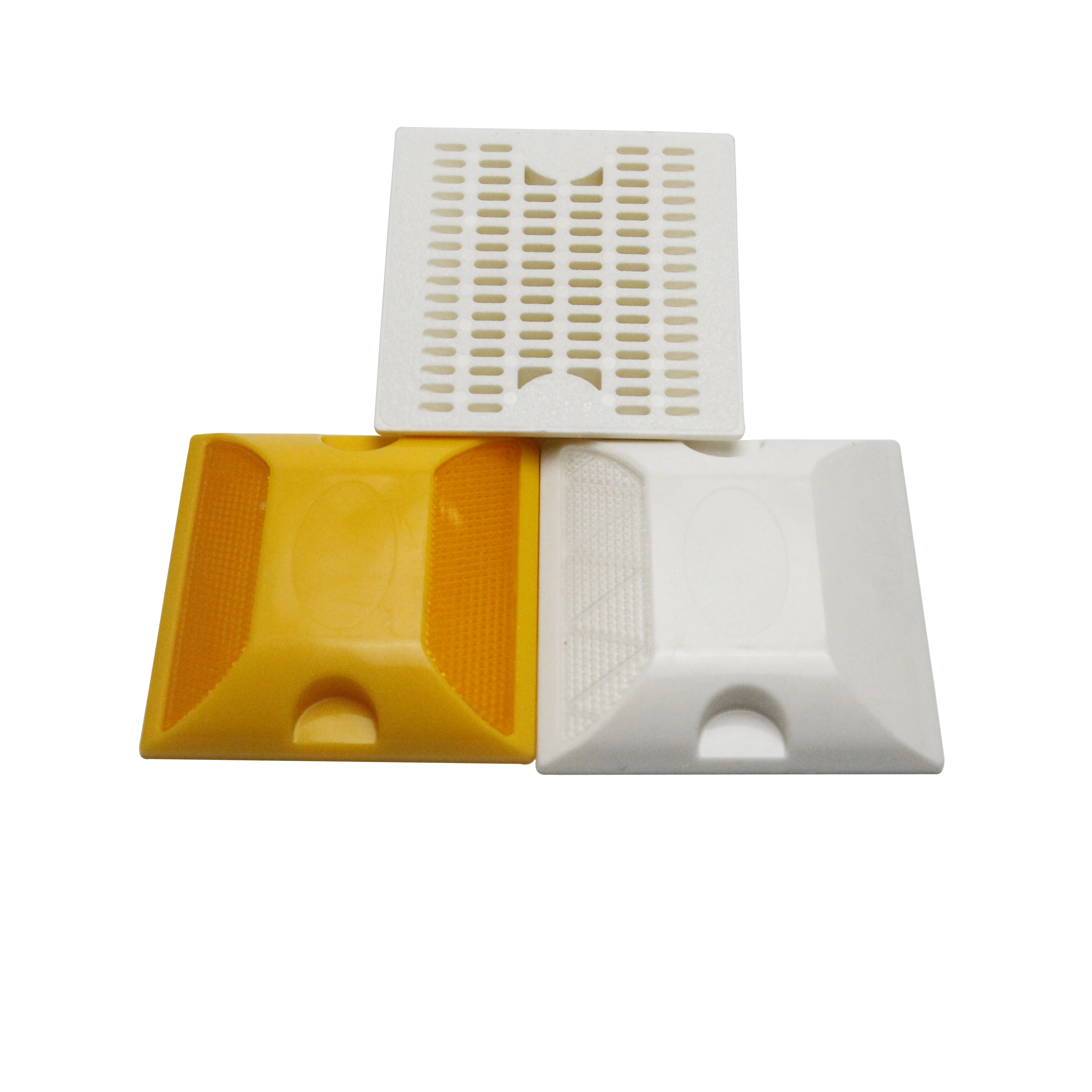 traffic safety pavement marker double side reflector highway cat eye road marker reflector plastic road stud