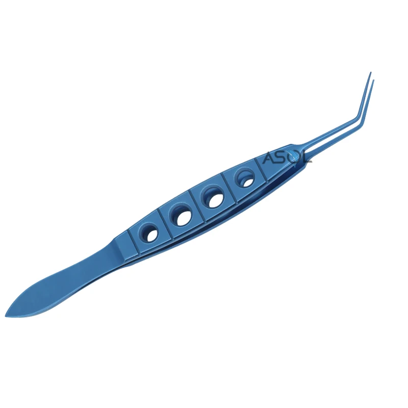 Hot selling medical ophthalmic lens implantation forceps intraocular lens tweezers 115mm