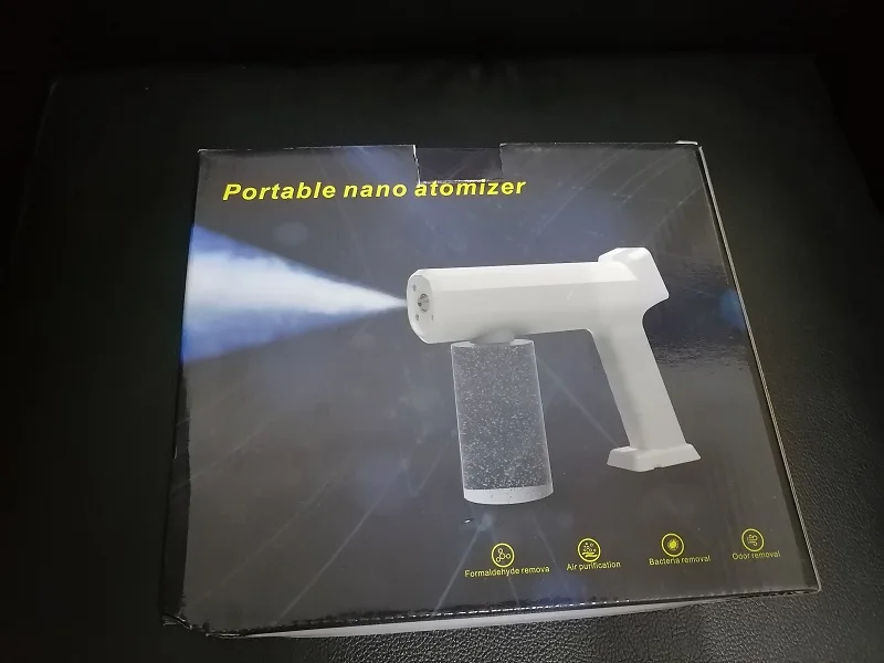  Portable cordless nano mist sprayer gun electric atomizer spray machine Blue ray disinfecting wireless