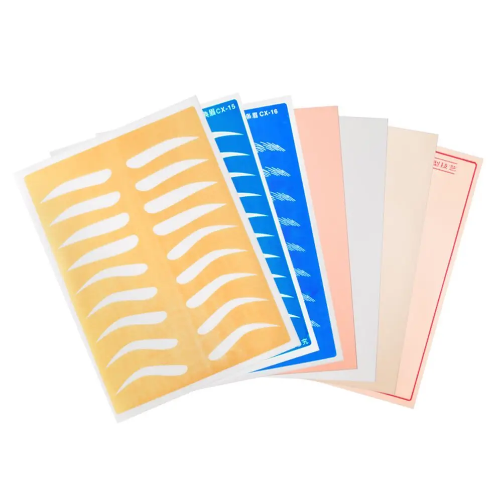 3D Silicone Permanent Makeup Tattoo Training Practice Skin Blank Eye Lips Face For Microblading Tattoo Machine Beginner