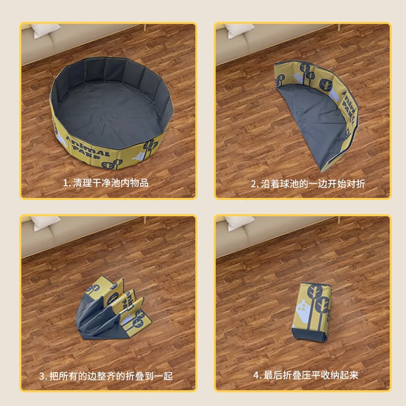 Easy Carry Ball Pool Pit Ball Pit soft Play Ball  Pit Baby  For Kids toddler Playing