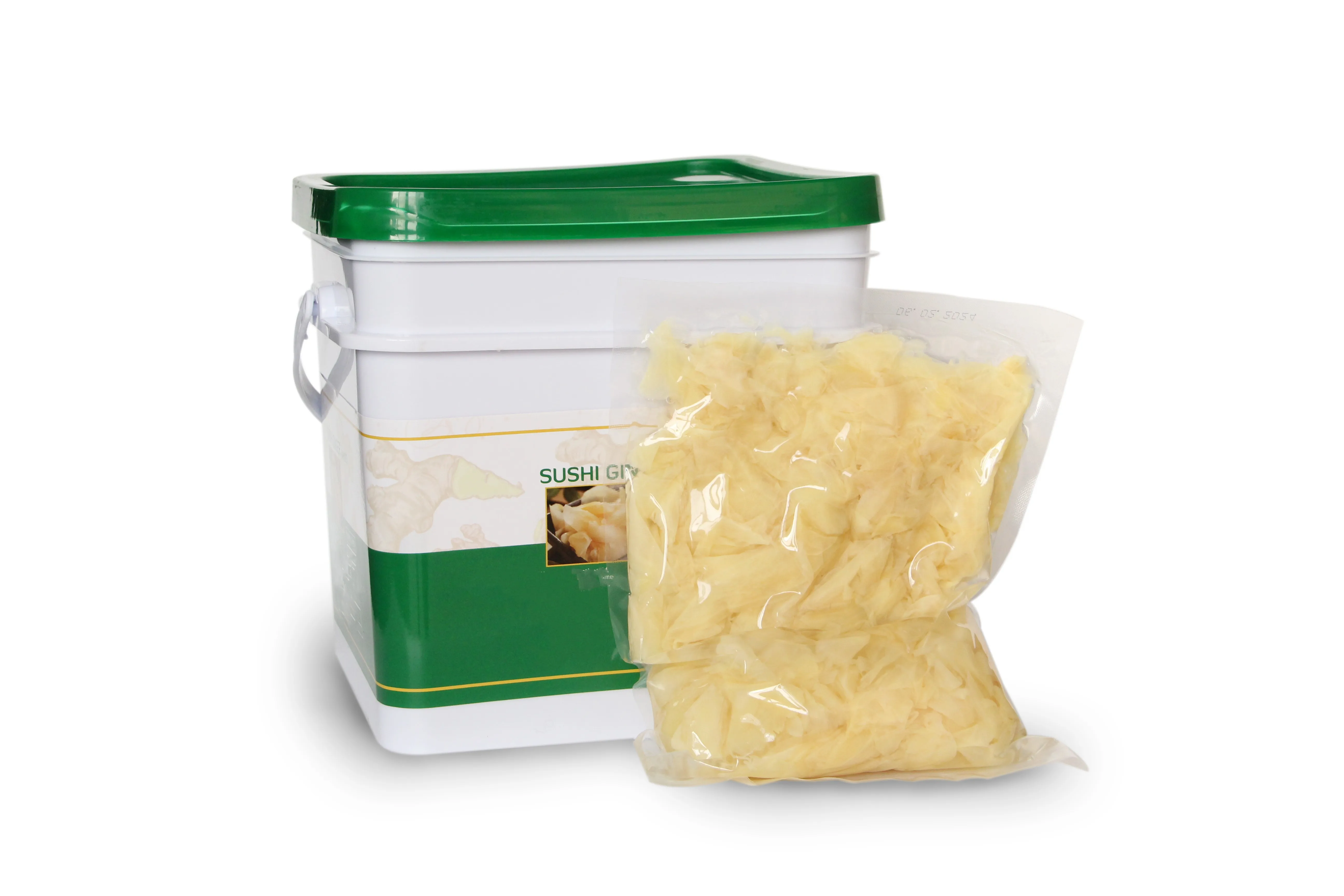 American best-selling large package pickled sushi ginger sushi condiment delicious pink white A-grade sushi ginger