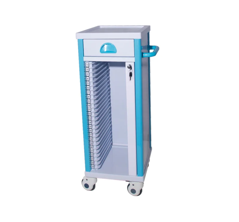 MK-P14A ABS medical record cart& file trolley