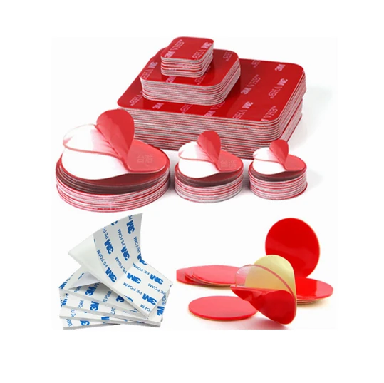 Swivel Belt Clip With Tape 3M Clear Adhesive Foam Ratcheting Dbl Side 4950 Die Cut Double Sided Vhb