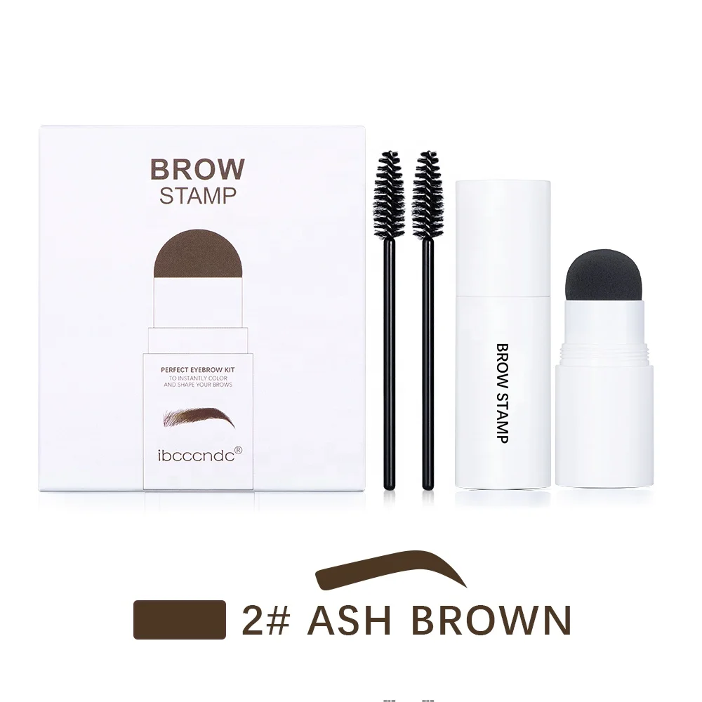 2022 One Step Eyebrow Stamp Set With Stencil and Brush soap Magic Brow Stencil Eyebrow Brush Enhance Cosmetics Eyebrow Gel Tint