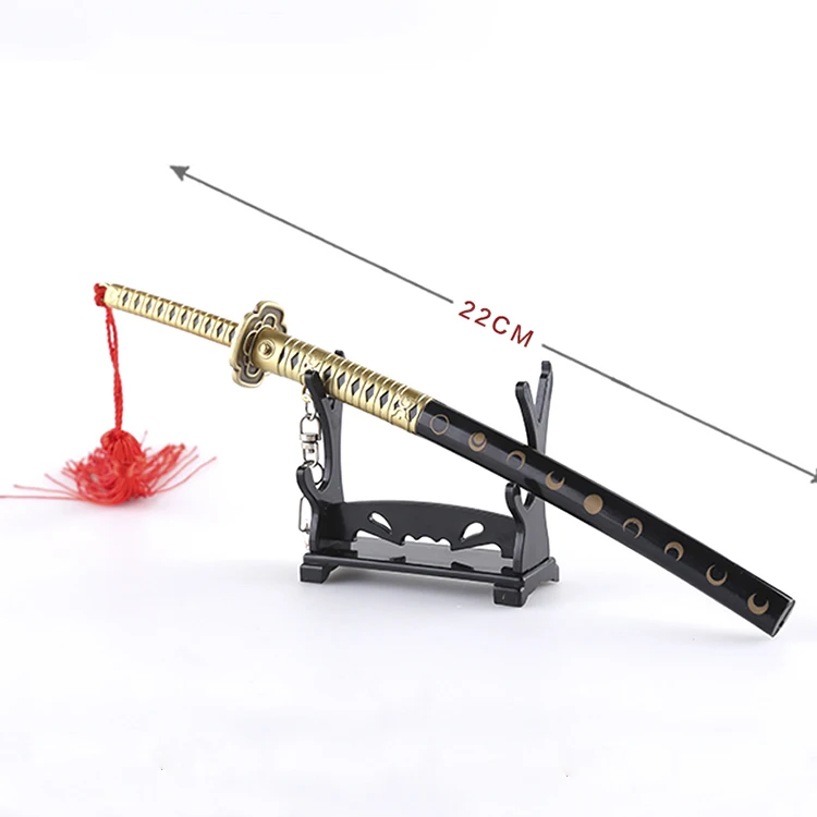 New style Metal Alloy Katana Toy Swords Mikazuki Munechikas-Toukens Ranbu Online Press to Eject Sword for gift