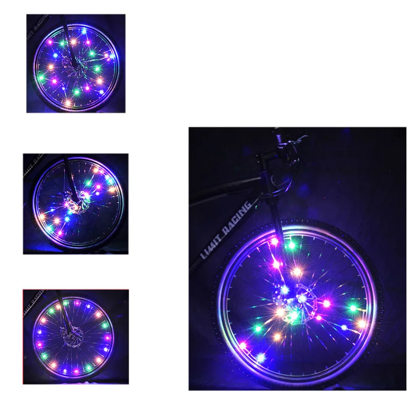 Bicycle Spoke Lights Hot Wheels Night Cycling Light Running