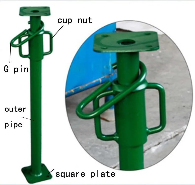 Adjustable Spanish Italy Mid East Steel Prop Scaffolding Prop Steel Light Heavy Duty Scaffoldings