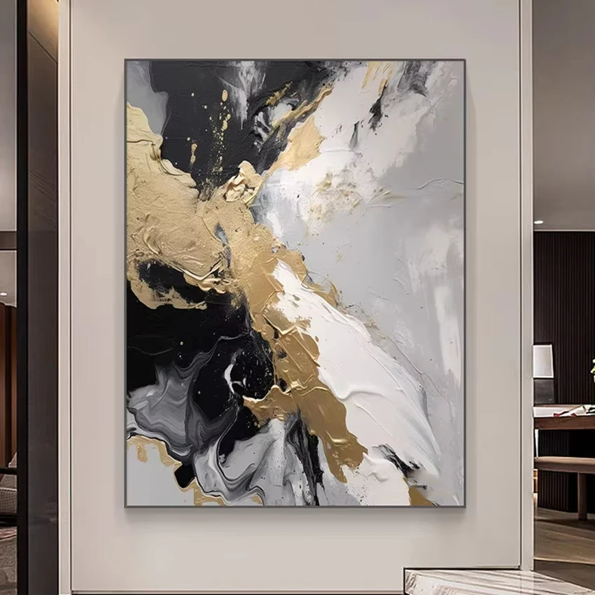 Handmade Picture Wall Art Paintings Handpainted Oil Painting On Canvas Large Handmade Wall Art Modern Home Decoration