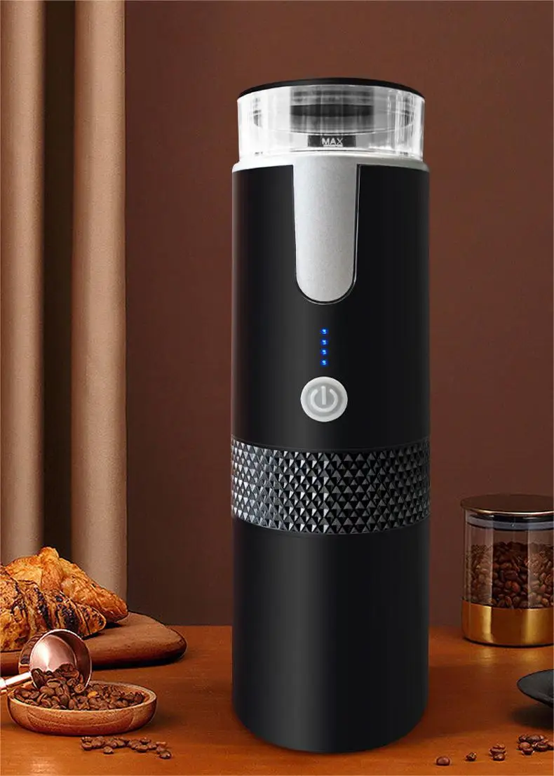 3 In 1 Multi-Function Rechargeable Hiking Portable Handheld Coffee Cup Mini Coffee Maker Self-Heating Espresso Coffee Maker