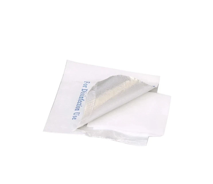 Small Sachet  5*5cm Alcohol glass len Wipes 70%-75% isopropyl alcohol wipes