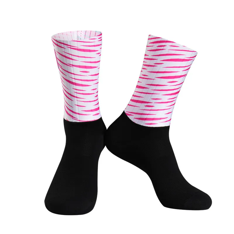 Wholesale Outdoor Sport Athenic Racing Cycling Socks Sport Sublimation Racing Bike Socks