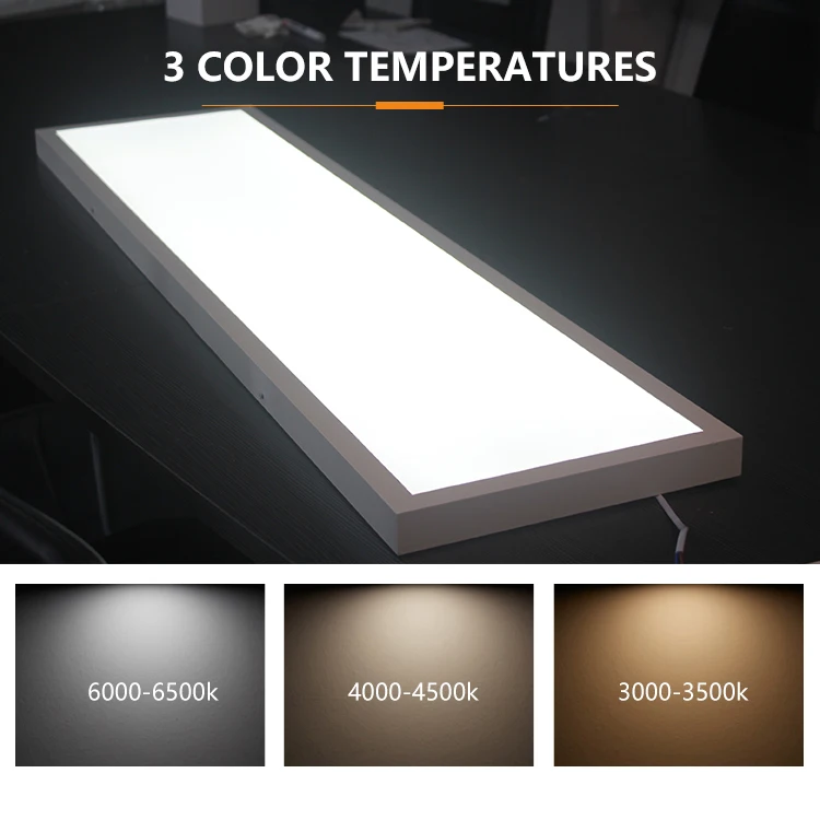 High Quality With Competitive Price Customizable Size Slim Rectangular Surface SMD LED Panel Light